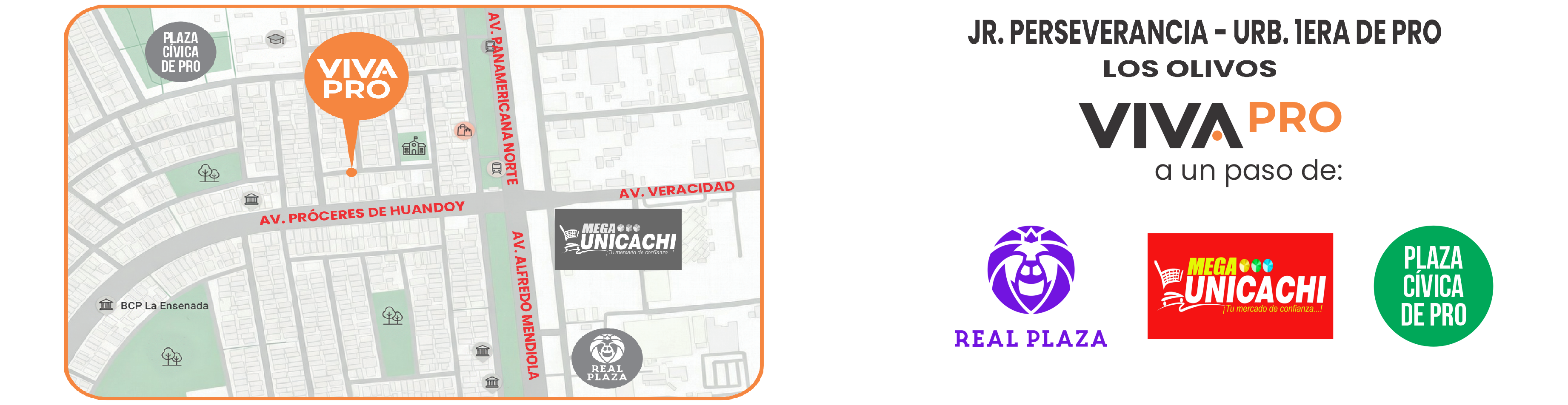 Ubicacion del proyecto VIVA PRO